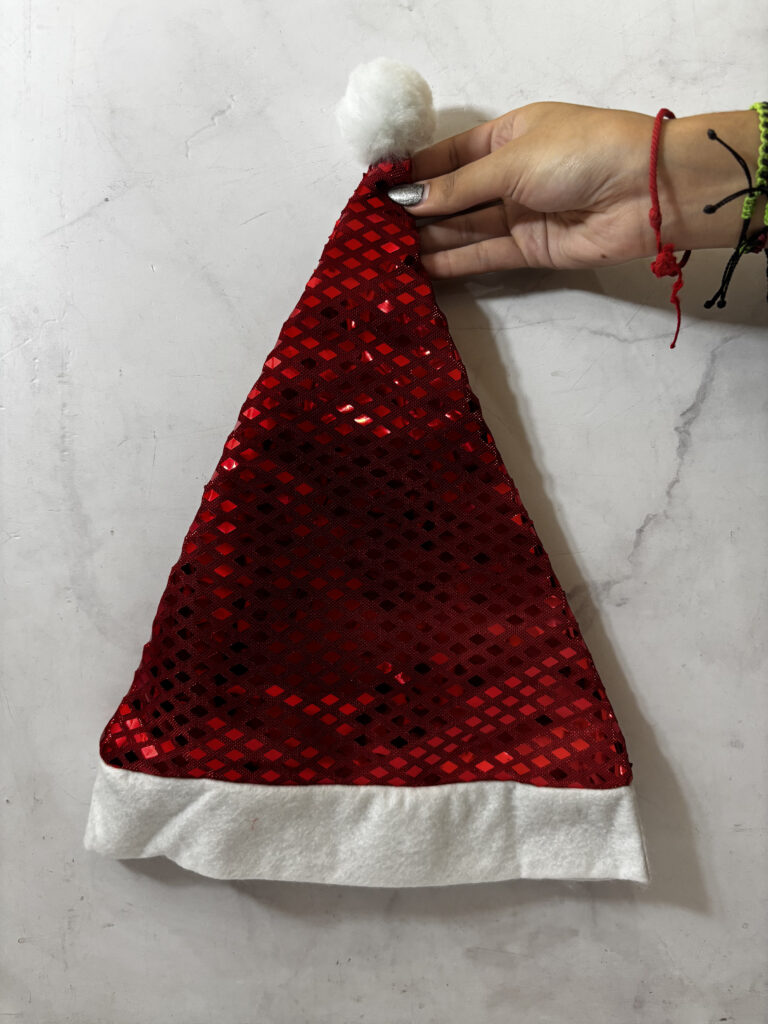 Gorrito de Navidad con Brillos