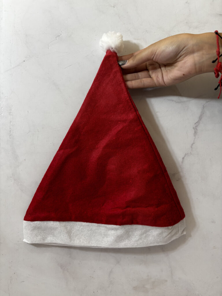 Gorrito de navidad rojo