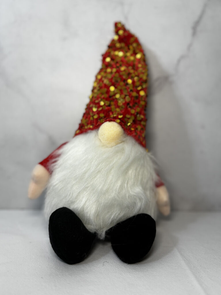 Adorno de navidad, Ñomo con lentejuelas.