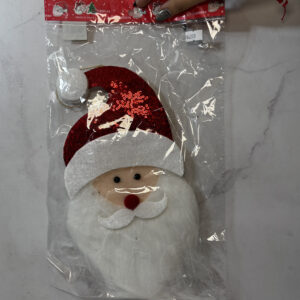 Cara de Papá Noel, adorno de navidad