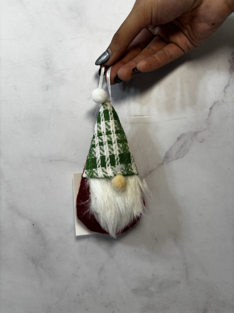 Adorno de Navidad, papa noel mini para colgar