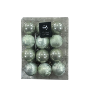 Set de 24 bolas de navidad. Adornos de navidad.